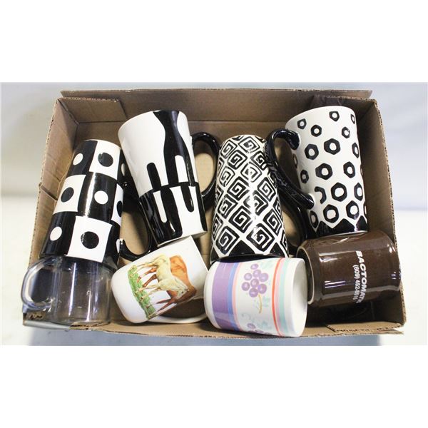 8 COFFEE MUGS