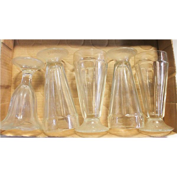 VINTAGE 1950'S-1960'S MILKSHAKE GLASSES
