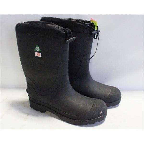 MENS STEEL TOE RUBBER BOOTS CSA SIZE 13