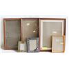 Image 1 : 5 WOOD PICTURE FRAMES WITH GLASS