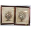 Image 1 : 2 WOOD PICTURE FRAMES WITH GLASS