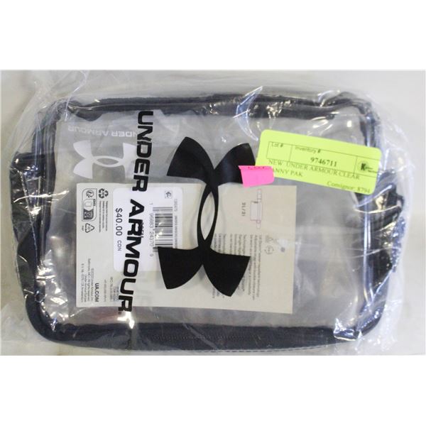 NEW  UNDER ARMOUR CLEAR FANNY PAK