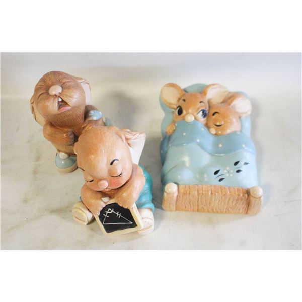 VINTAGE PENDELFIN BUNNY RABBIT COLLECTABLE FIGURES