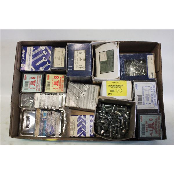 FLAT OF ASSORTED SCREWS