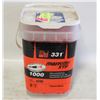 Image 1 : LARGE TUB OF ORANGE MARRETTES