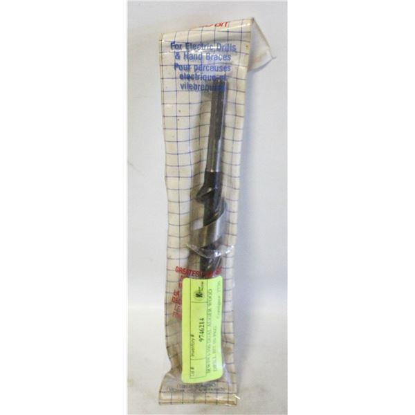 IRWIN I-100 DUAL AUGER WOOD DRILL BIT IN PKG