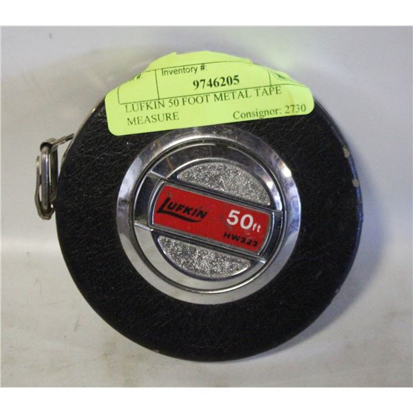 LUFKIN 50 FOOT METAL TAPE MEASURE