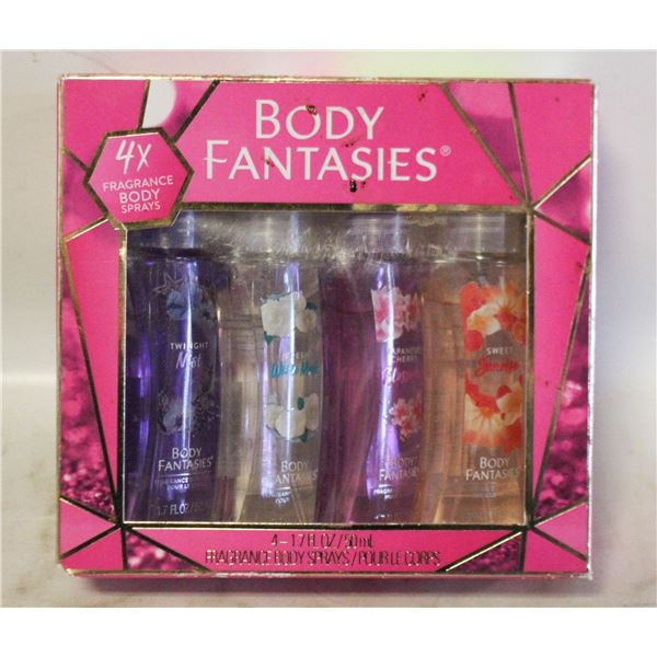 4 BODY FANTASIES FRGRANCE NEW