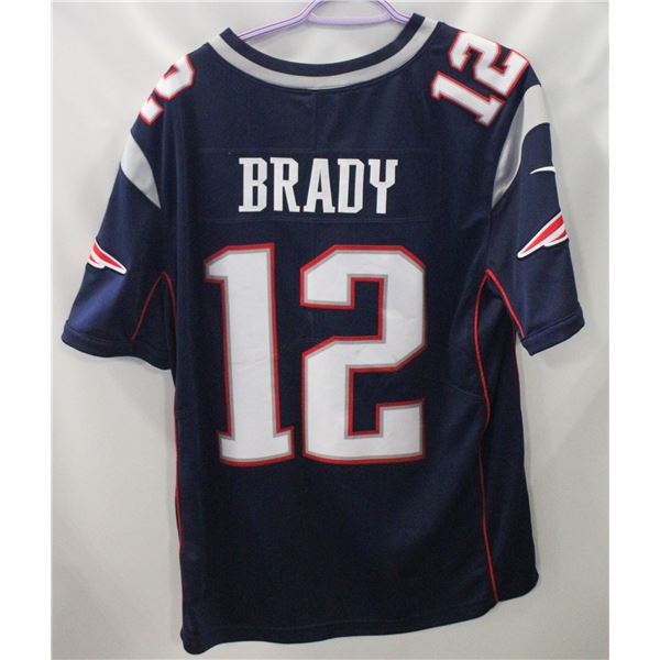 MENS L TOM BRADY NEW ENGLAND PATRIOTS JERSEY