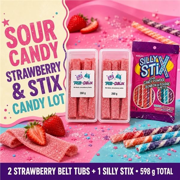 2 R2-DELIX STRAWBERRY BELTS + SILLY STIX BB 10/26