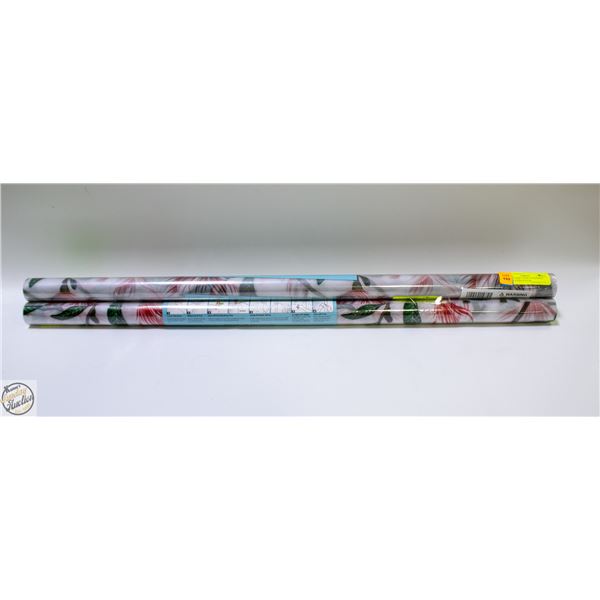 NEW 3 PACK COAVAS STAINED WINDOW PRIVACY FILM