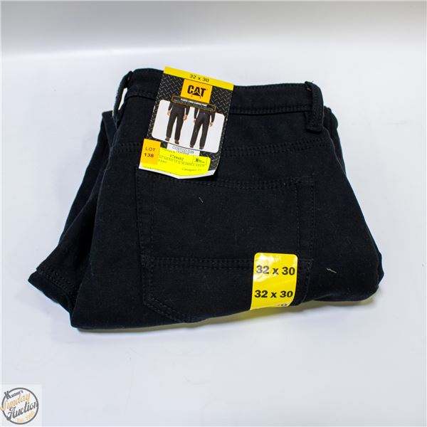 NEW CAT MENS 32 X 30 INSULATED WORK PANT