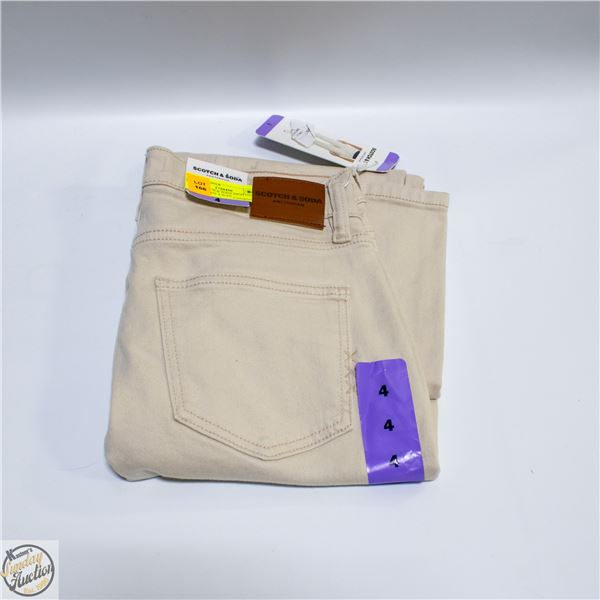 NEW SCOTCH & SODA HIGH FIVE WOMENS SIZE 4 JEAN