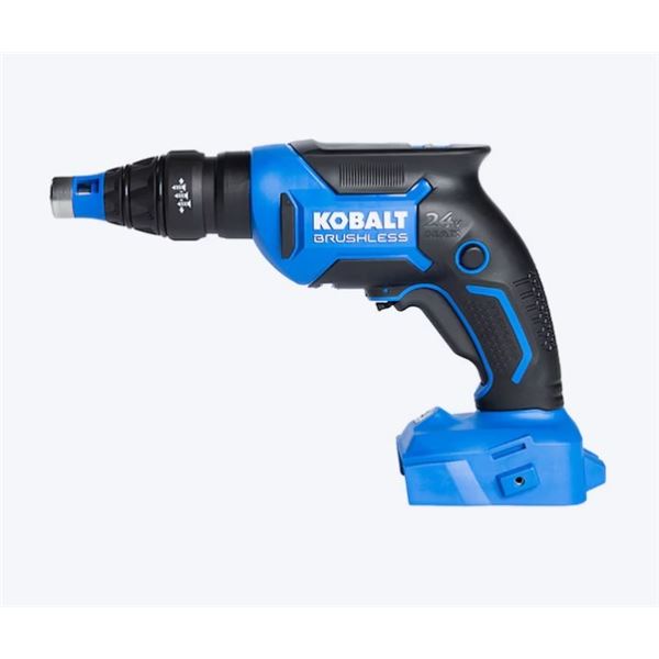NEW KOBALT 24V MAX BRUSHLESS DRYWALL SCREW GUN