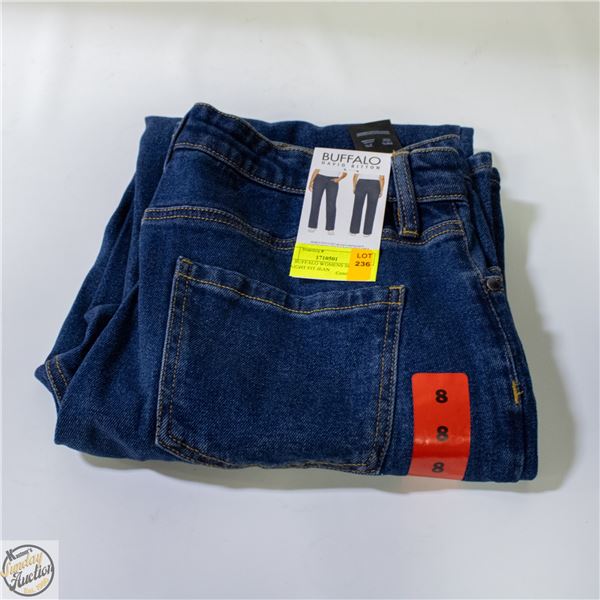 NEW BUFFALO WOMENS SIZE 8 STRAIGHT FIT JEAN