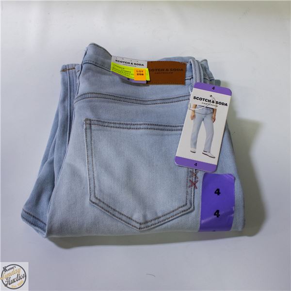 NEW SCOTCH & SODA HIGH FIVE WOMENS SIZE 4 JEAN