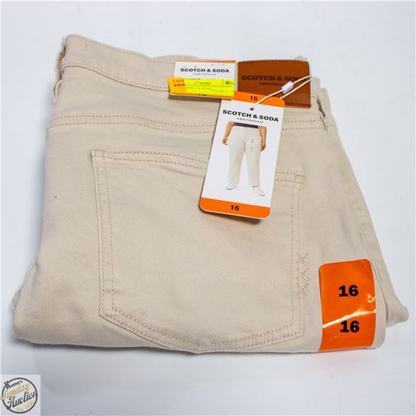 NEW SCOTCH & SODA HIGH FIVE WOMENS SIZE 16 JEAN