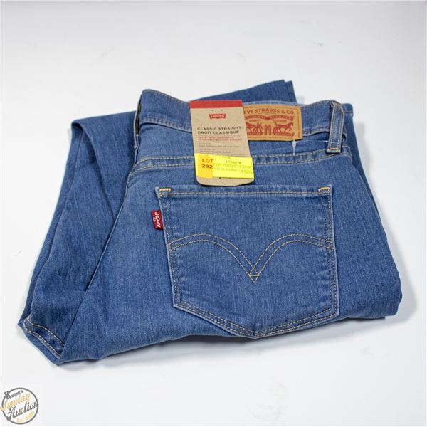 NEW LEVIS UNISEX CLASSIC STRAIGHT JEAN 6M / 28X30