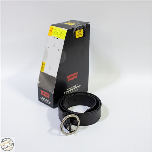NEW LEVIS WOMENS SIZE SMALL 4 - 6 LEATHER BELT