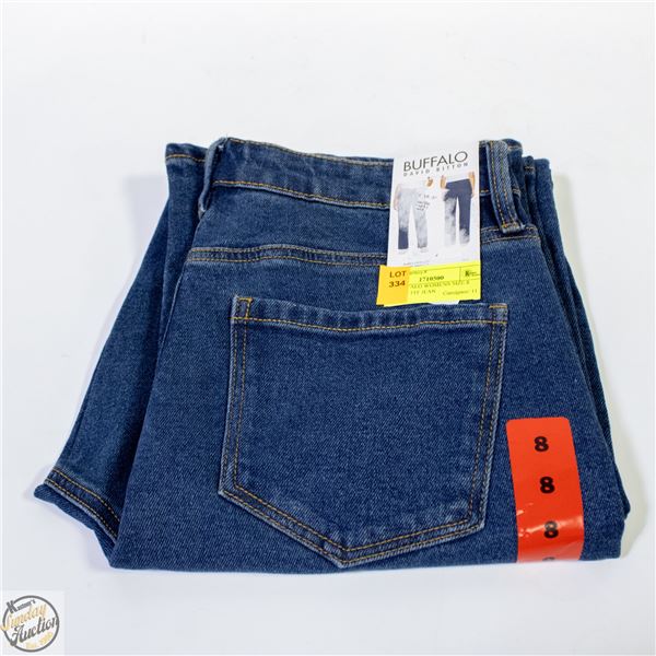 NEW BUFFALO WOMENS SIZE 8 STRAIGHT FIT JEAN