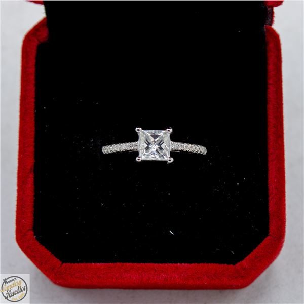 #5321-1.00 CT GRA CERTIFIED PRINCESS CUT MOISSANIT