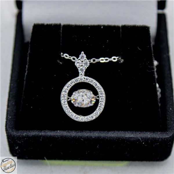 #5329-FLOATING 1.00 CT GRA CERTIFIED ROUND BRILLIA