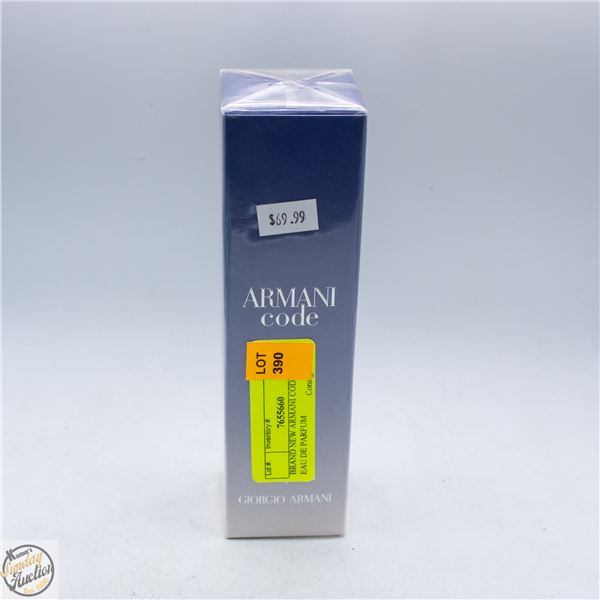 BRAND NEW ARMANI CODE 75ML EAU DE PARFUM