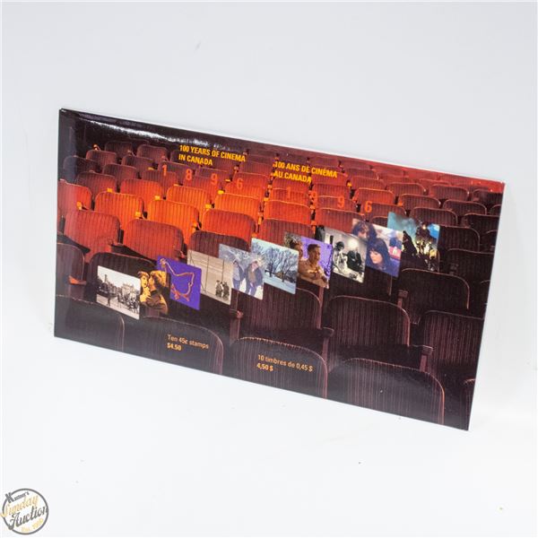 1996 CINEMA IN CANADA 2 SOUVENIR STAMP SHEETS