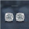 Image 1 : 1 CT GRA CERTIFIED SQUARE STYLE ROUND BRILLIANT