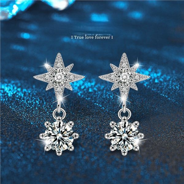 1 CT GRA CERTIFIED TASSEL STYLE ROUND BRILLIANT