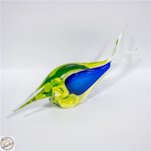 VINTAGE ART BLOWN GLASS X-LARGE