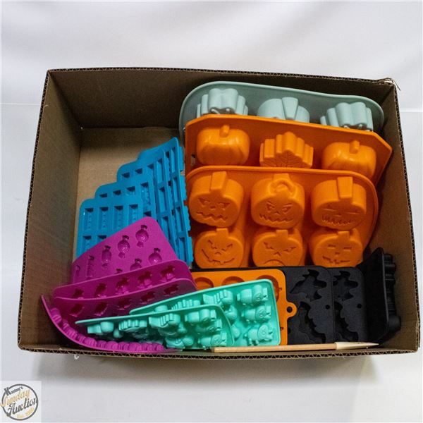 HALLOWEEN ETC SILICONE COOKING MOLDS