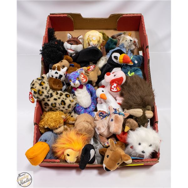 25 ASSORTED VINTAGE COLLECTOR TY BEANIE BABIES