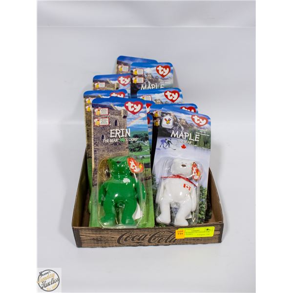 11 ERIN & MAPLE TY COLLECTOR BEANIE BABIES