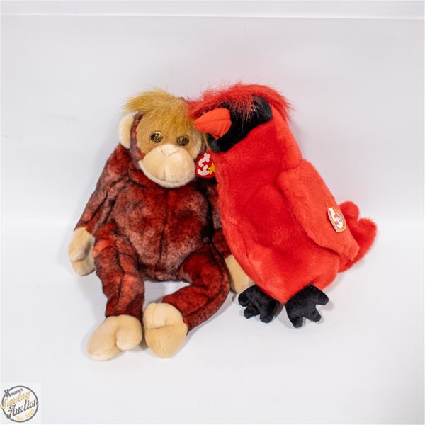 TY BEANIE BABY MAC THE CARDINAL+ 1999 SCHWEETHEART