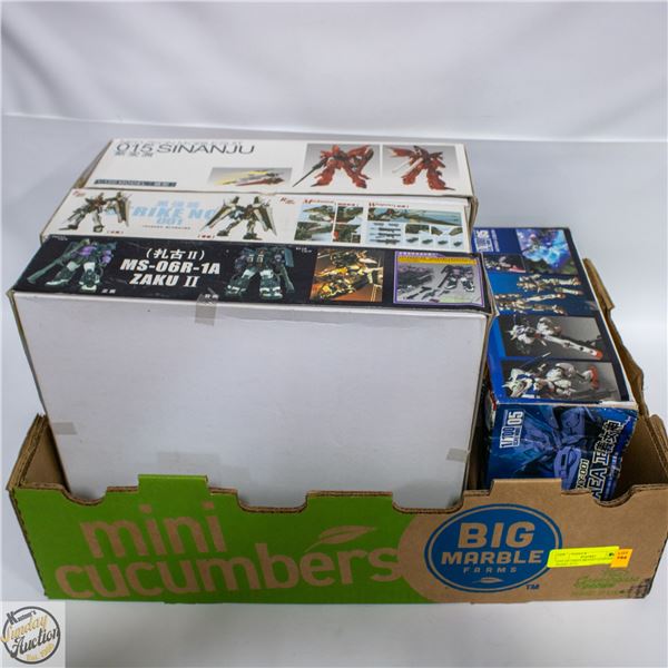 LOT OF CHINA BRAND GUNDAM MODEL KITS
