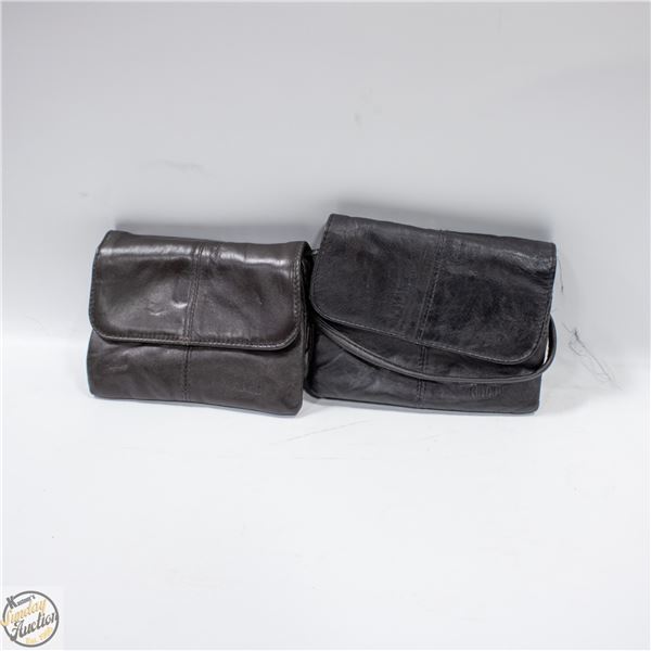 2 VINTAGE RINALDI LEATHER PURSES