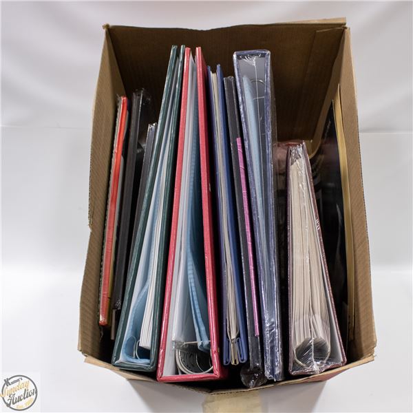 LOT OF SCRAP BOOKING SUPPLIES AND BINDERS