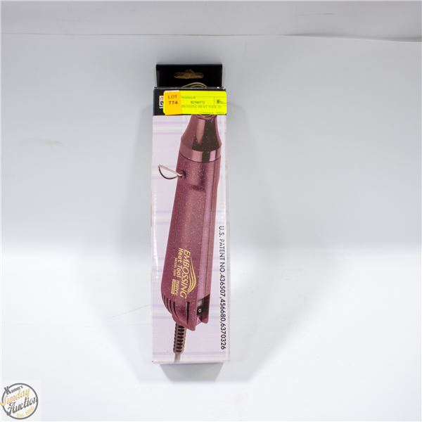 PINK EMBOSSING HEAT TOOL IN BOX