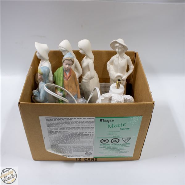 LOT OF UNFINISHED CERAMICS