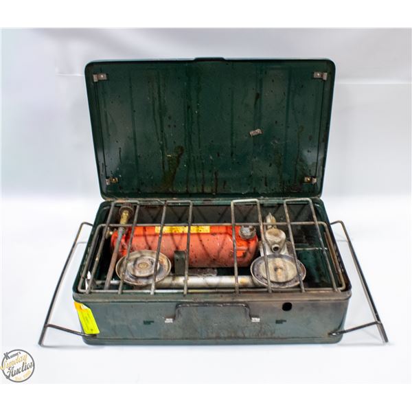 VINTAGE COLEMAN 2 BURNER STOVE