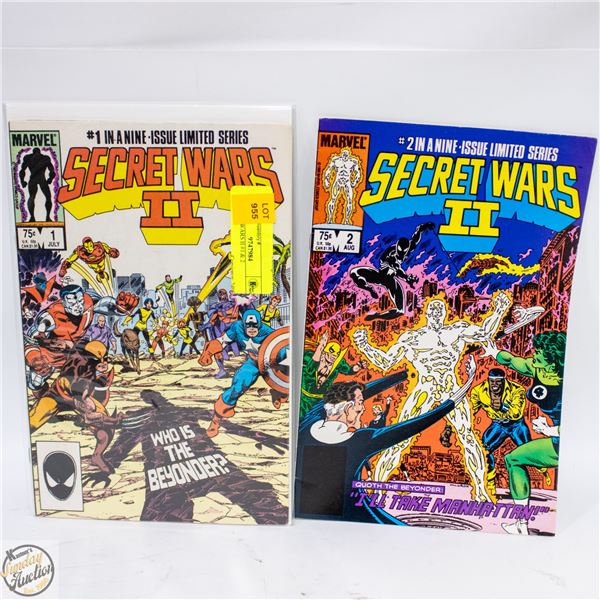 SECRET WARS II #1 & 2