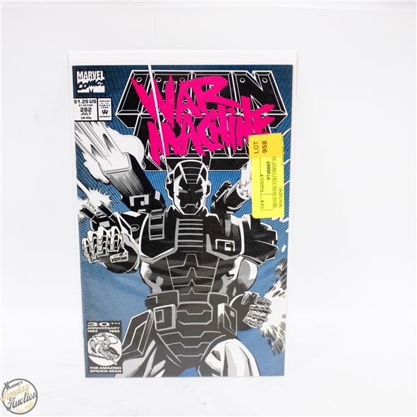 IRON MAN #282 FIRST APP WAR MACHINE