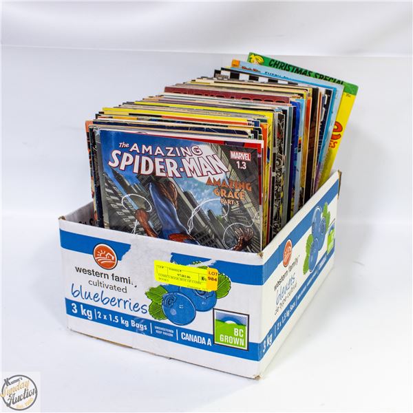 COMICS BOOK BOX OF COMIC BOOKS