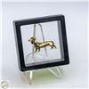 Image 1 : NEW BRASS DACHSHUND FIGURINE