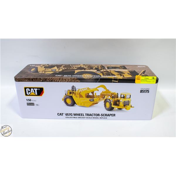 DIECAST MASTERS CAT 657G WHEEL TRACTOR-SCRAPER