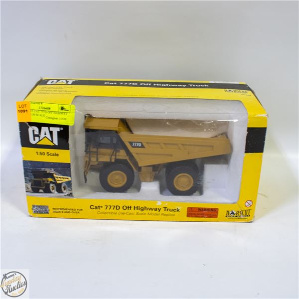 NORSCOT CAT 777D OFF HIGHWAY TRUCK 1:50 SCALE