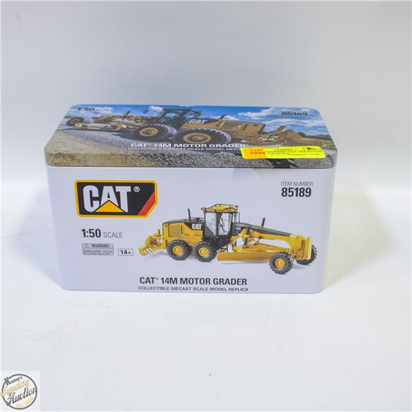 DIECAST MASTERS CAT 14M MOTOR GRADER 1:50 SCALE