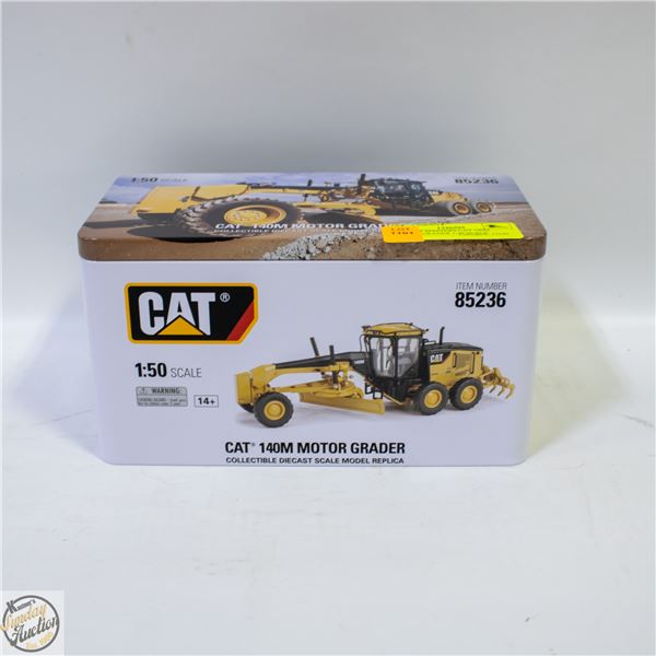 DIECAST MASTERS CAT 140M MOTOR GRADER 1:50 SCALE