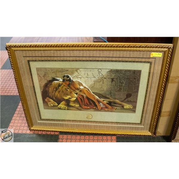 GOLD FRAMED PAINTING "IF NOT FOR YOU" BY
